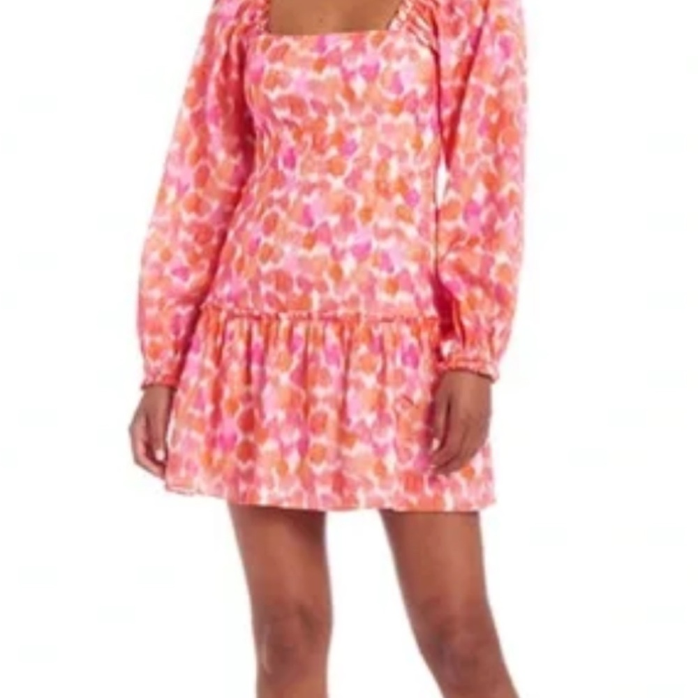 Women’s Pink and Orange Dress